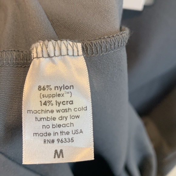 Susana Monaco NWT Slate Grey Fitted V-Neck Long Sleeve Bodycon Dress size M - Picture 5 of 6